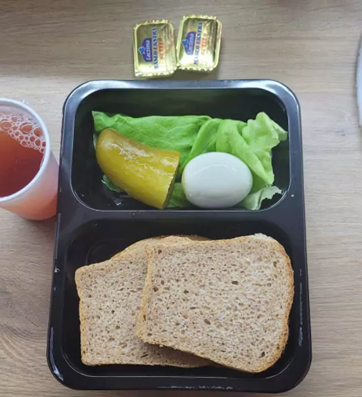 Kolacja:
Dieta z ograniczeniem łatwoprzyswajalnych węglowodanów (Sosnowiec)
Chleb graham – masło – jajko gotowane – ogórek kiszony – sałata zielona – herbata
A: GLU PSZ, JAJ, MLE
Kolacja:
Dieta z ograniczeniem łatwoprzyswajalnych węglowodanów (Sosnowiec)
Chleb graham – masło – jajko gotowane – ogórek kiszony – sałata zielona – herbata
A: GLU PSZ, JAJ, MLE