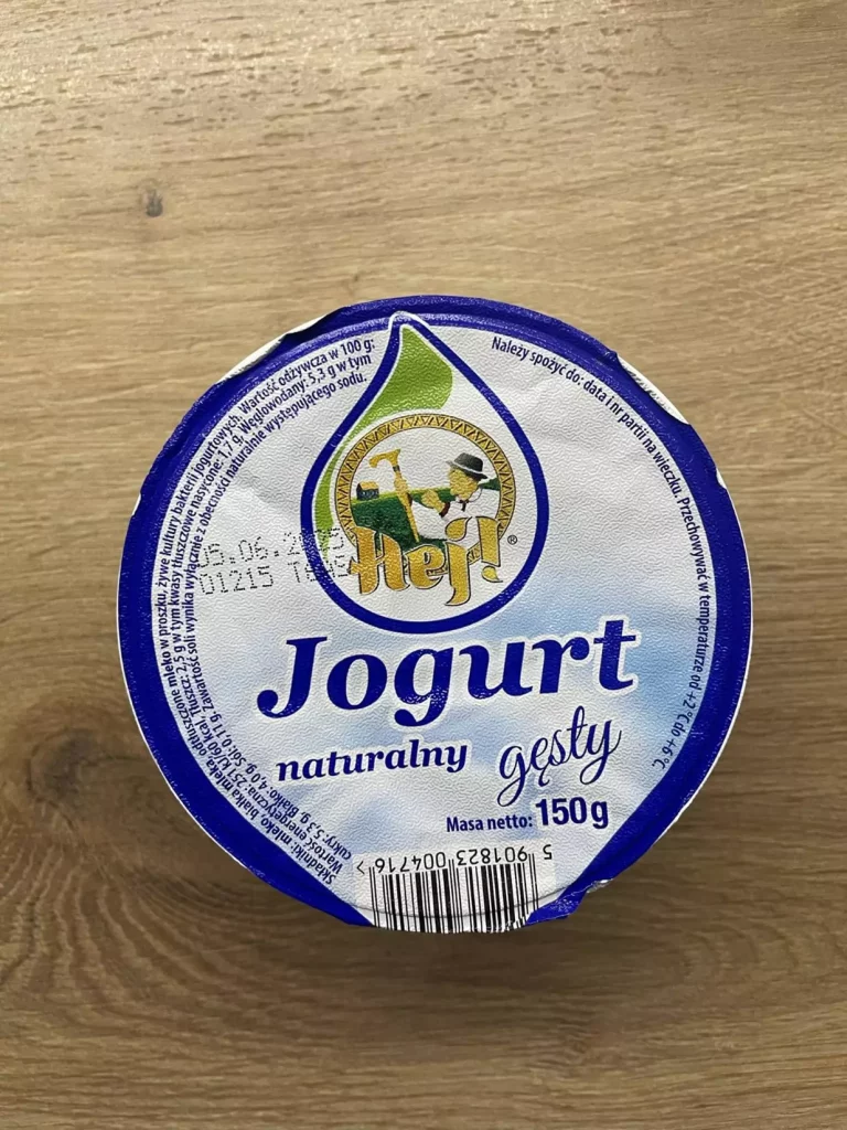 Posiłek nocny: dieta z ograniczeniem węglowodanów łatwoprzyswajalnych (Chorzów, Sosnowiec) 
Jogurt naturalny
A: MLE 
