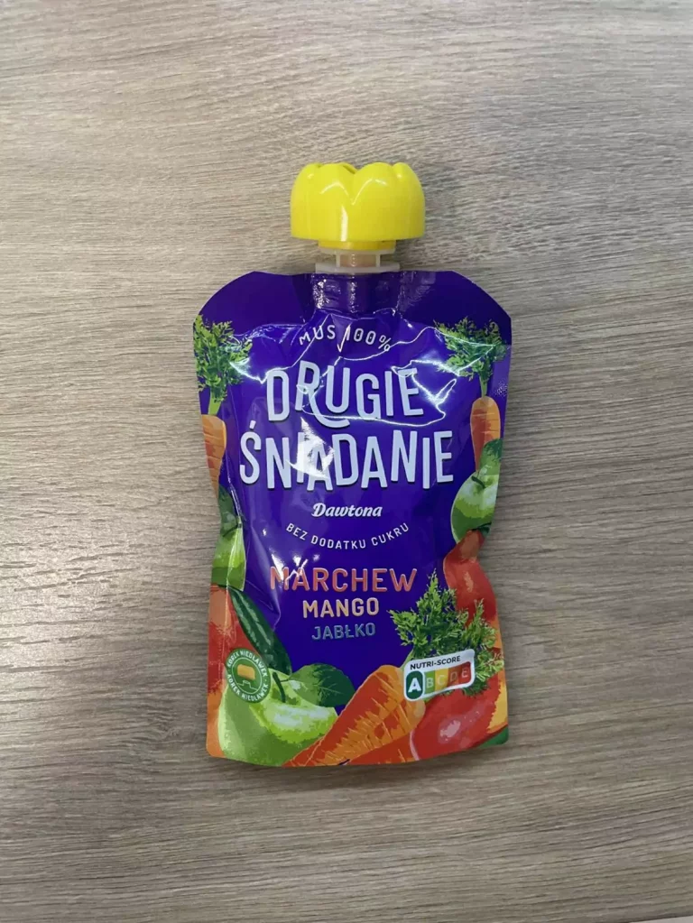 II śniadanie: dieta podstawowa (Chorzów, Sosnowiec) 
Mus owocowy
A: -  
