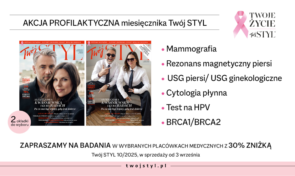 Akcja profilaktyczna magazyn Twój Styl (różowa wstążka)
