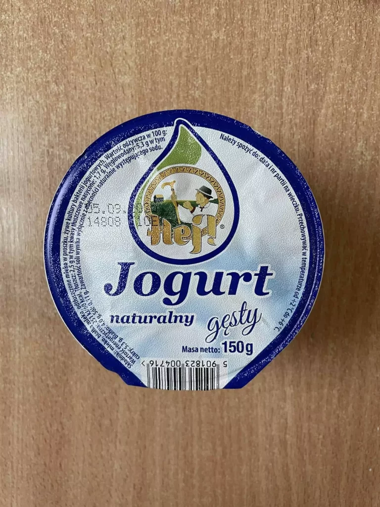 II śniadanie: dieta z ograniczeniem węglowodanów łatwoprzyswajalnych (Chorzów, Sosnowiec) 
Jogurt naturalny
A: - 
