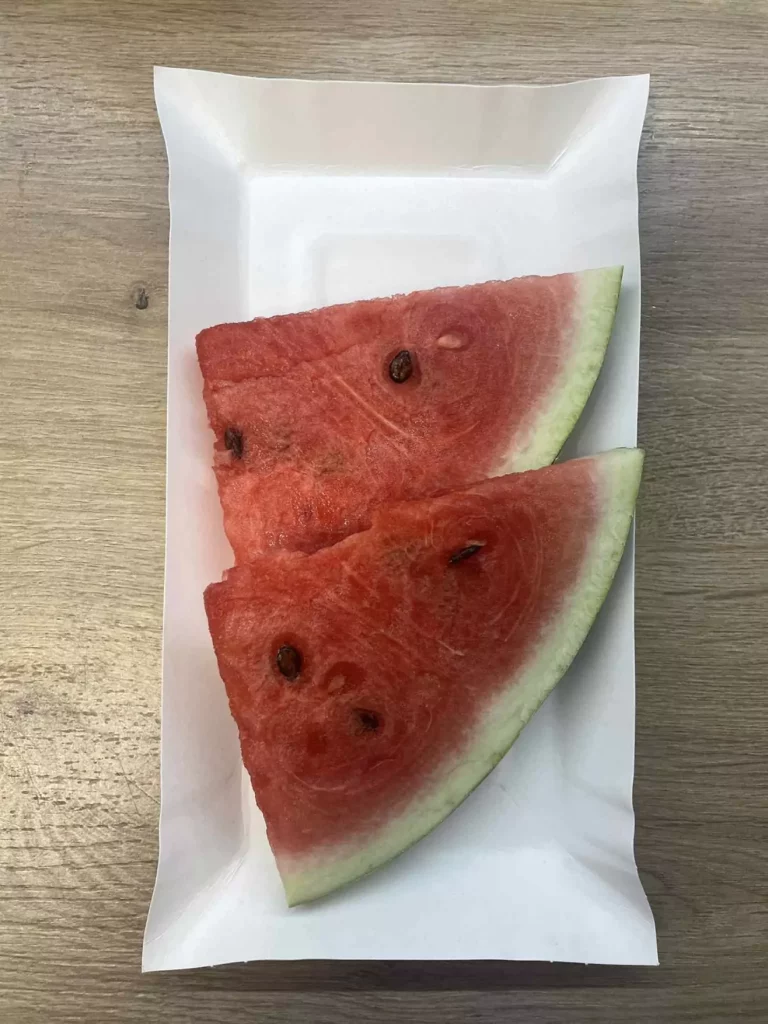II śniadanie: dieta z ograniczeniem węglowodanów łatwoprzyswajalnych (Chorzów, Sosnowiec) 
Arbuz
A: - 

