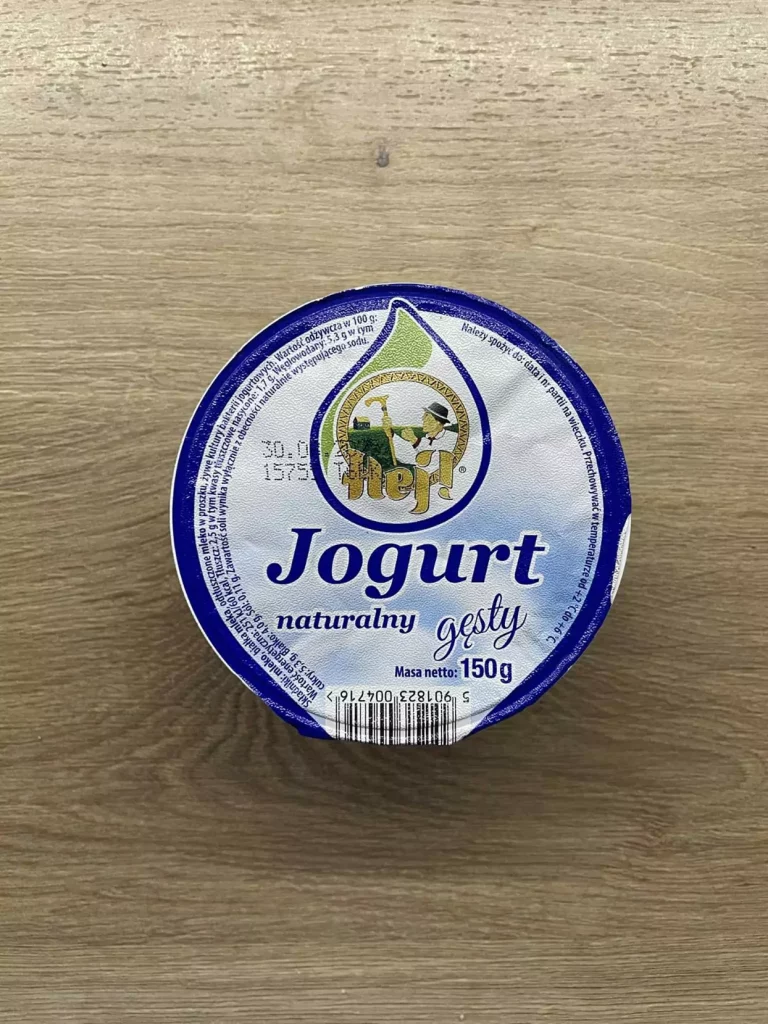 Posiłek nocny: dieta z ograniczeniem węglowodanów łatwoprzyswajalnych (Chorzów, Sosnowiec) 
Jogurt naturalny
A: MLE 
