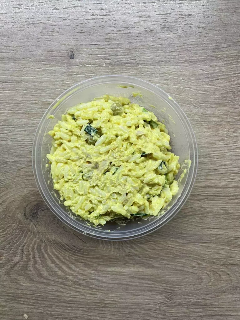 Posiłek nocny: dieta podstawowa (Chorzów, Sosnowiec) 
Sałatka makaronowa z warzywami
A: GLU 
