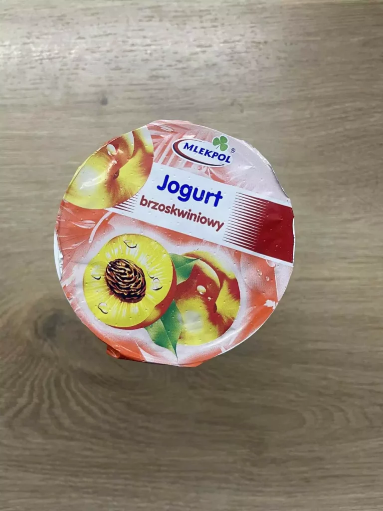 II śniadanie: dieta podstawowa (Chorzów, Sosnowiec) 
Jogurt owocowy
A: MLE 
