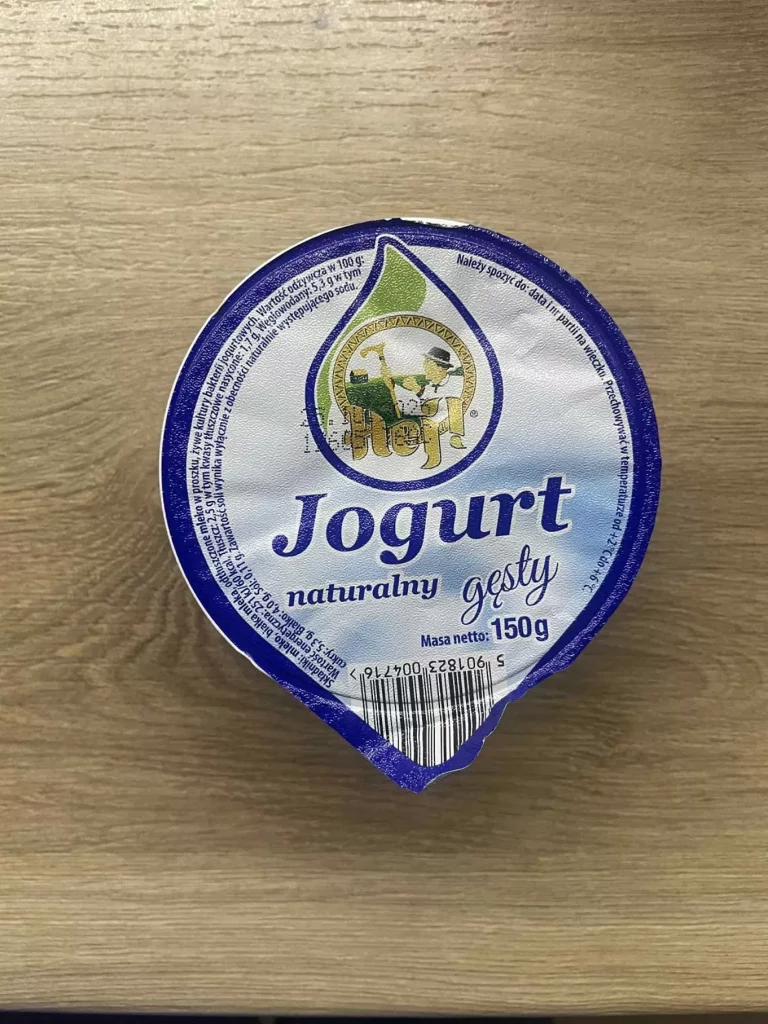 Posiłek nocny: dieta z ograniczeniem łatwoprzyswajalnych węglowodanów (Chorzów, Sosnowiec) 
Jogurt naturalny
A: MLE
