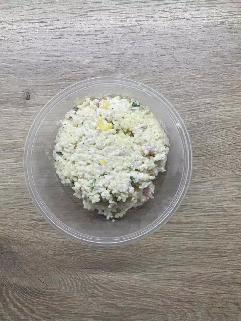 Posiłek nocny: dieta z ograniczeniem łatwoprzyswajalnych węglowodanów (Chorzów, Sosnowiec)
Sałatka z kaszą i warzywami
A: GLU 
