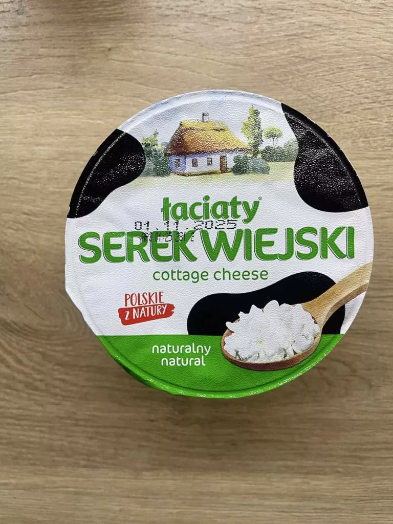 Posiłek nocny: dieta podstawowa (Chorzów, Sosnowiec) 
Serek wiejski
A: MLE 
